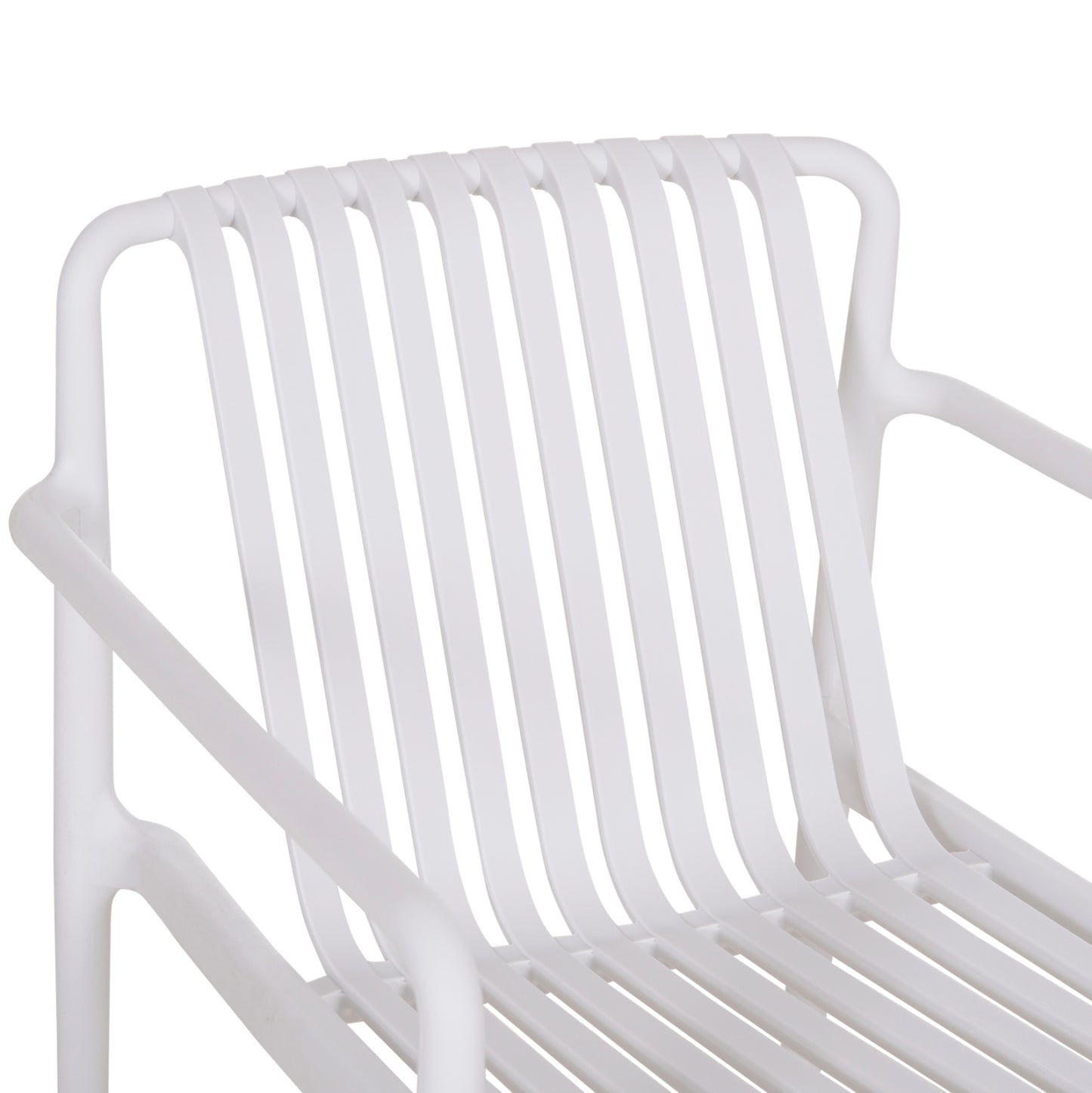 OUTDOOR LOUNGE ARMCHAIR MALEN WHITE POLYPROPYLENE 67x75x75
