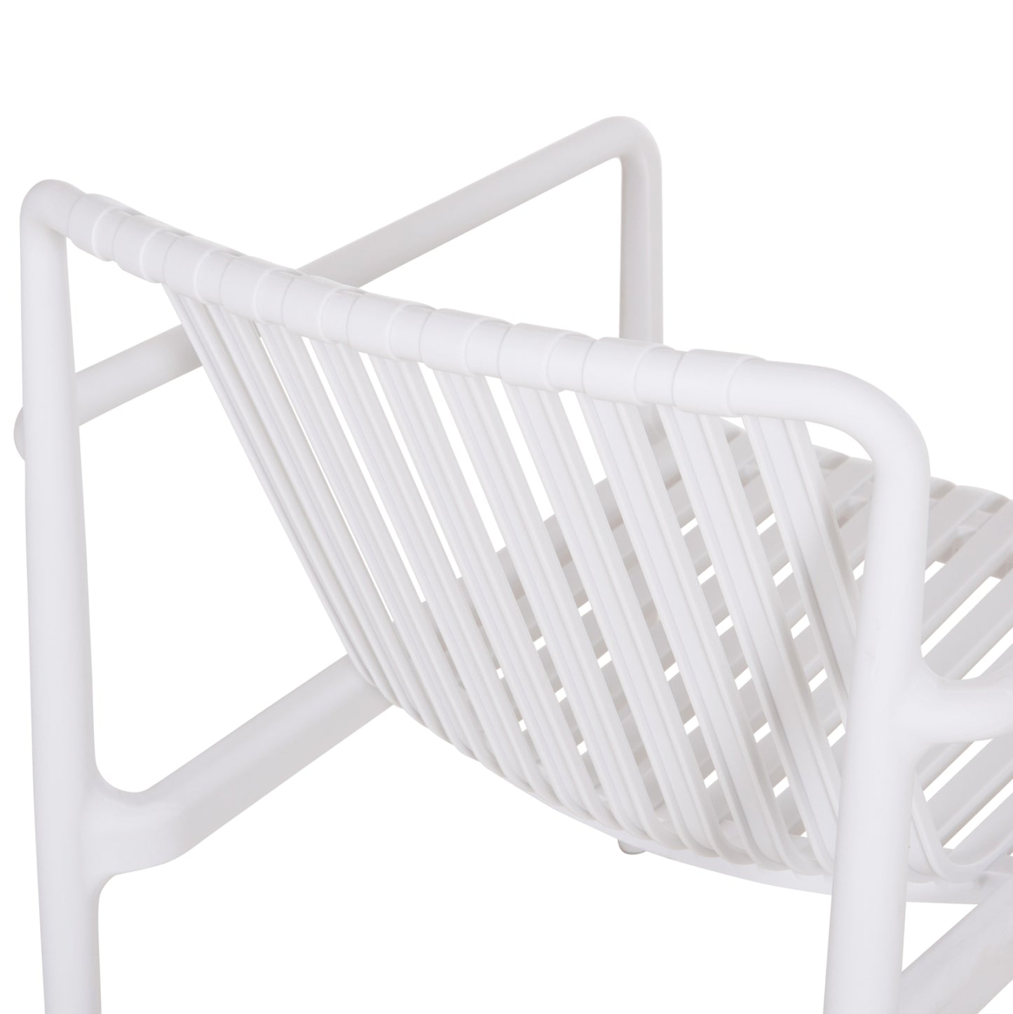 OUTDOOR LOUNGE ARMCHAIR MALEN WHITE POLYPROPYLENE 67x75x75