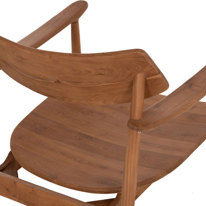 ΠΟΛΥΘΡΟΝΑ LOUNGE RANGER ΞΥΛΟ TEAK ΣΕ ΦΥΣΙΚΟ 70x73x73