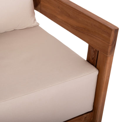 ΠΟΛΥΘΡΟΝΑ LOUNGE KIOTO ΞΥΛΟ ΤΕΑΚ ΦΥΣΙΚΟ ΧΡΩΜΑ 70x74x72