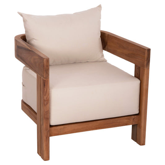 ΠΟΛΥΘΡΟΝΑ LOUNGE KIOTO ΞΥΛΟ ΤΕΑΚ ΦΥΣΙΚΟ ΧΡΩΜΑ 70x74x72