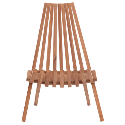 ΠΟΛΥΘΡΟΝΑ LOUNGE ΠΤΥΣΣΟΜΕΝΗ SHIGAO ΞΥΛΟ TEAK ΦΥΣΙΚΟ 61x88.5x89