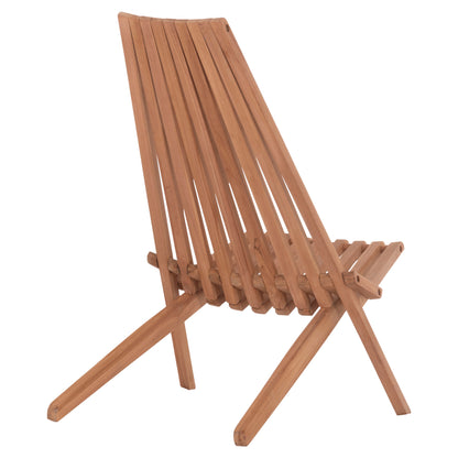 ΠΟΛΥΘΡΟΝΑ LOUNGE ΠΤΥΣΣΟΜΕΝΗ SHIGAO ΞΥΛΟ TEAK ΦΥΣΙΚΟ 61x88.5x89