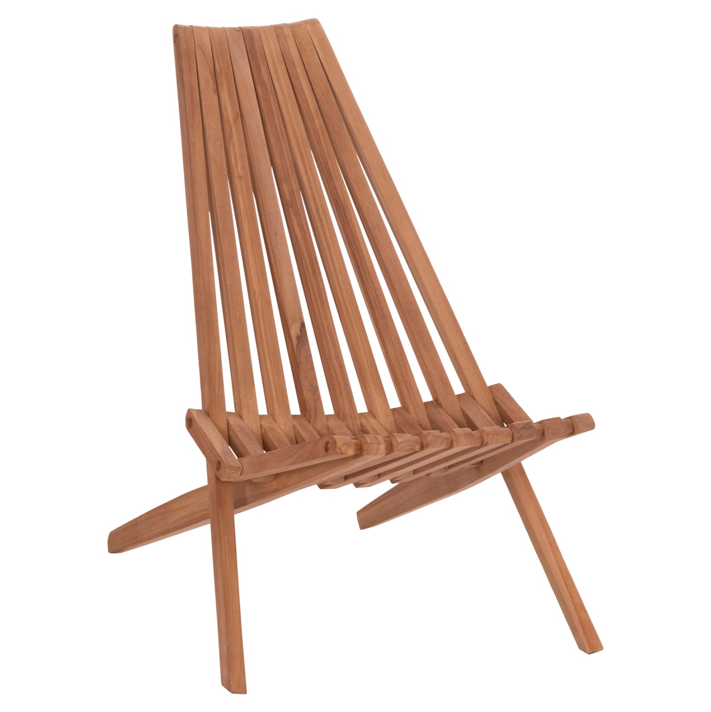 ΠΟΛΥΘΡΟΝΑ LOUNGE ΠΤΥΣΣΟΜΕΝΗ SHIGAO ΞΥΛΟ TEAK ΦΥΣΙΚΟ 61x88.5x89
