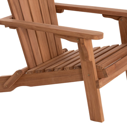 ΠΟΛΥΘΡΟΝΑ LOUNGE ΠΤΥΣΣΟΜΕΝΗ SKALL ΞΥΛΟ TEAK ΦΥΣΙΚΟ 70.5x85x92