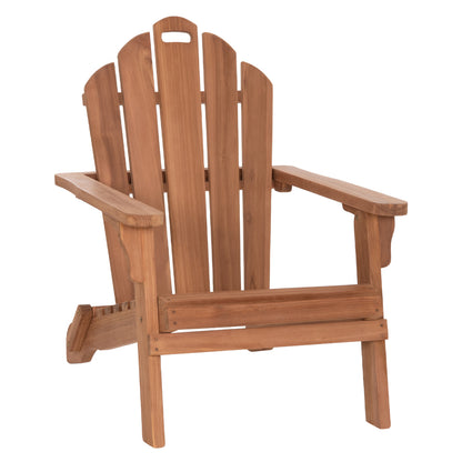 ΠΟΛΥΘΡΟΝΑ LOUNGE ΠΤΥΣΣΟΜΕΝΗ SKALL ΞΥΛΟ TEAK ΦΥΣΙΚΟ 70.5x85x92