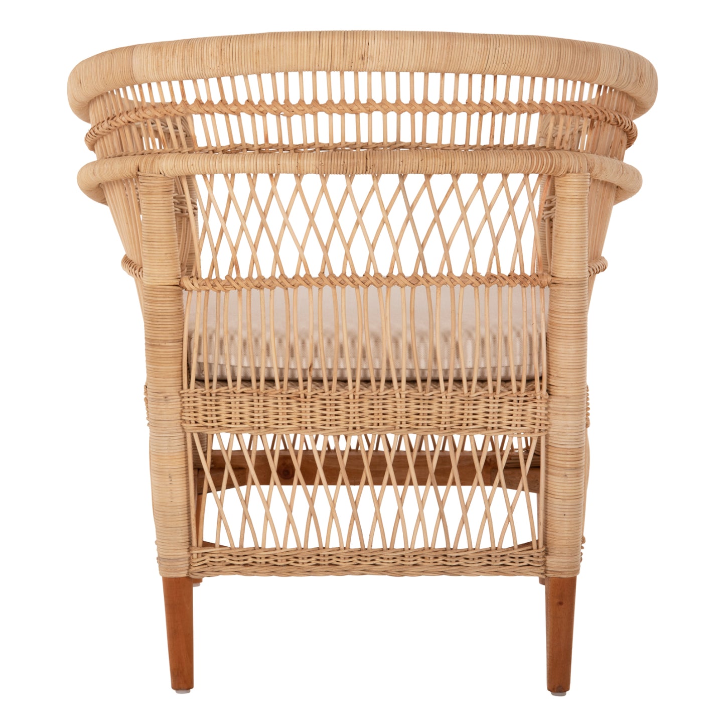 ΠΟΛΥΘΡΟΝΑ MALAWI ΞΥΛΟ ΜΑΟΝΙ ΕΠΕΝΔΥΣΗ RATTAN ΛΕΥΚΟ ΜΑΞΙΛΑΡΙ ΚΑΘΙΣΜΑΤΟΣ 80x70x86