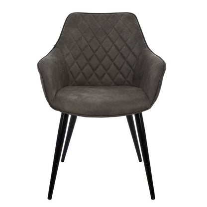 ΠΟΛΥΘΡΟΝΑ MANDO ΜΕ ΓΚΡΙ NUBUCK ΥΦΑΣΜΑ 60x60x84