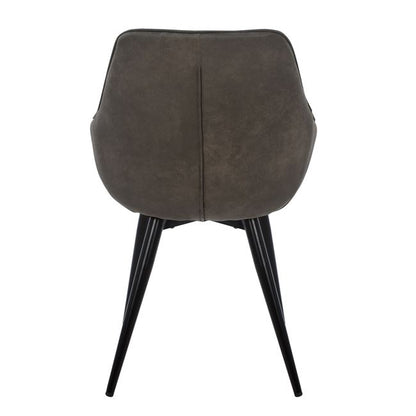 ΠΟΛΥΘΡΟΝΑ MANDO ΜΕ ΓΚΡΙ NUBUCK ΥΦΑΣΜΑ 60x60x84