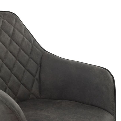 ΠΟΛΥΘΡΟΝΑ MANDO ΜΕ ΓΚΡΙ NUBUCK ΥΦΑΣΜΑ 60x60x84