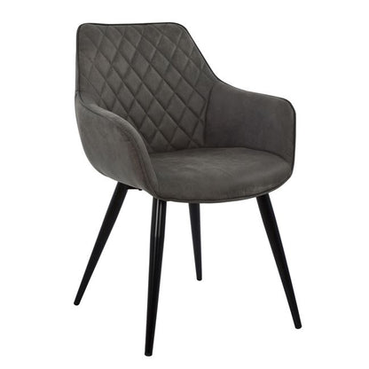 ΠΟΛΥΘΡΟΝΑ MANDO ΜΕ ΓΚΡΙ NUBUCK ΥΦΑΣΜΑ 60x60x84