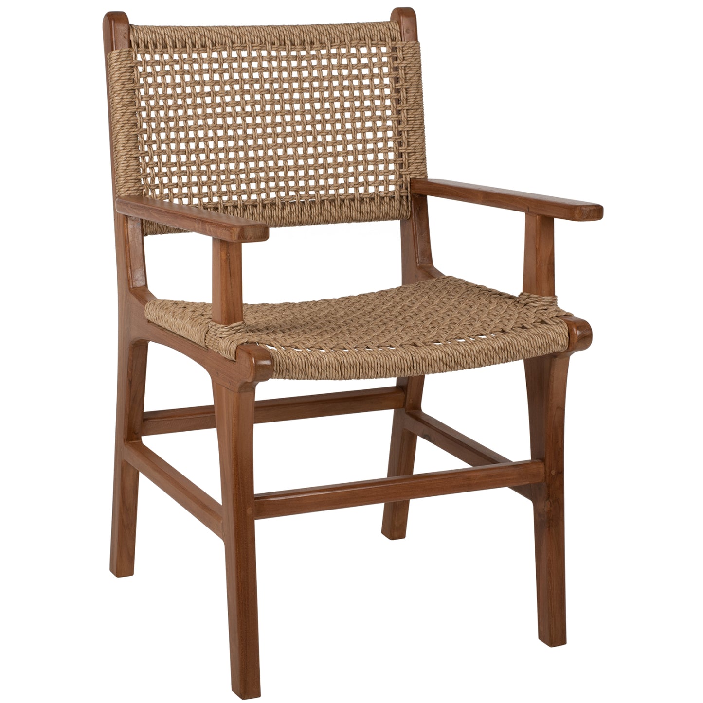 ΠΟΛΥΘΡΟΝΑ ΜΑΣΙΦ ΞΥΛΟ ΤEAK ΦΥΣΙΚΟ RATTAN ΣΧΟΙΝΙ 54x58x88