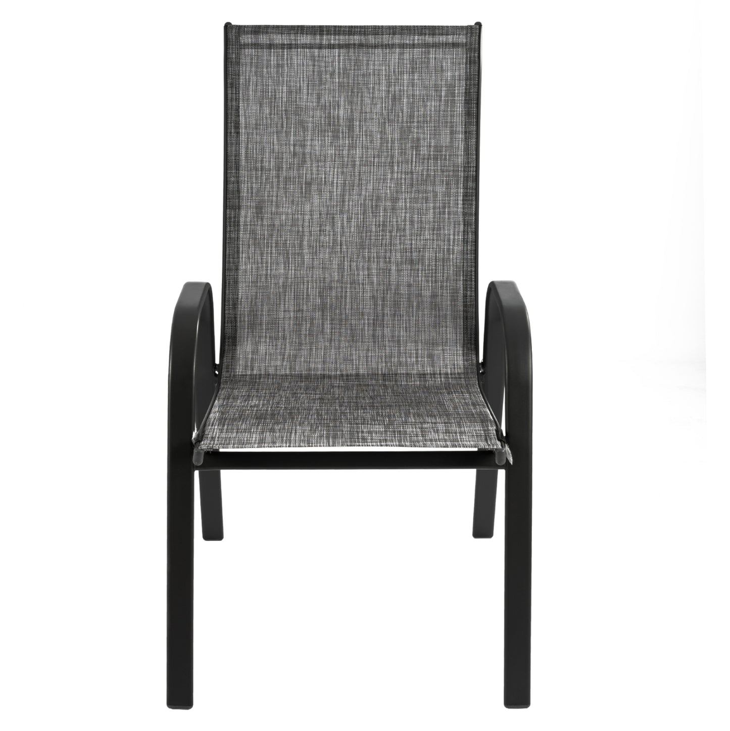 ARMCHAIR OUTDOOR LEON METAL GREY WITH TEXTILENE GREY 54x70x93