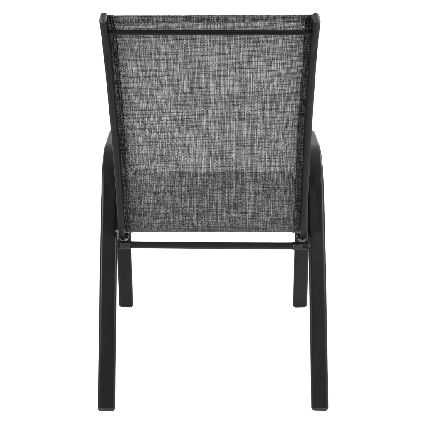 ARMCHAIR OUTDOOR LEON METAL GREY WITH TEXTILENE GREY 54x70x93
