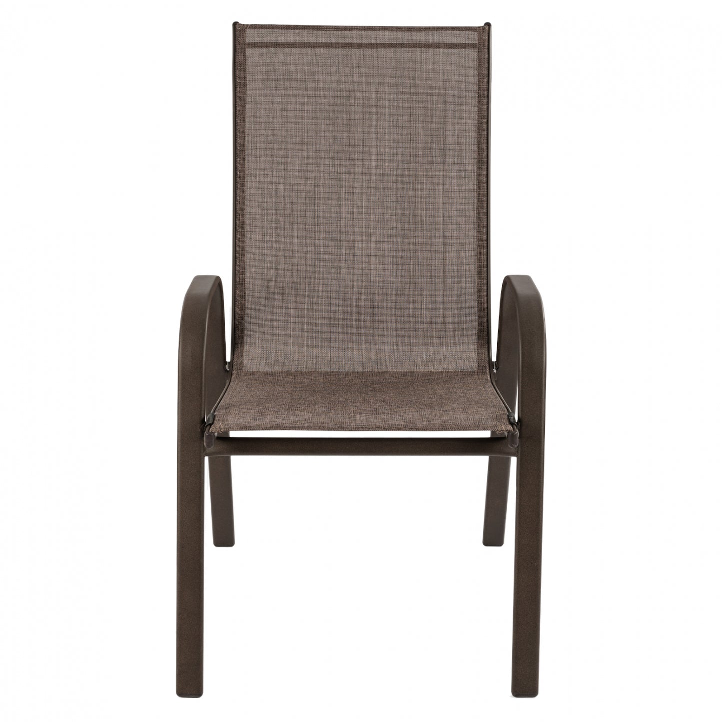 ARMCHAIR OUTDOOR LEON METAL BROWN WITH TEXTILENE BROWN 54x70x93