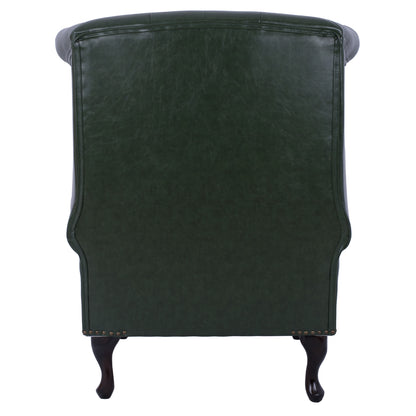 ARMCHAIR-BERGERE T. CHESTERFIELD POLINA PU CYPRESS 83x79x104
