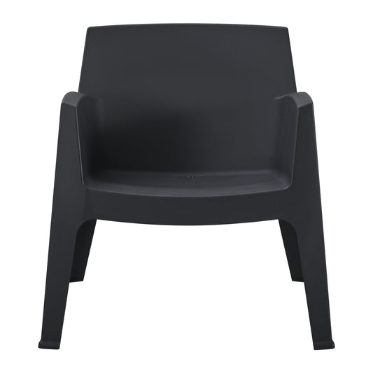 ΠΟΛΥΘΡΟΝΑ ΠΟΛΥΠΡΟΠΥΛΕΝΙΟΥ LOUNGE SLEEK ΜΑΥΡΟ 62x68x73