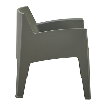 ΠΟΛΥΘΡΟΝΑ ΠΟΛΥΠΡΟΠΥΛΕΝΙΟΥ LOUNGE SLEEK DARK OLIVE GREEN 62x68x73