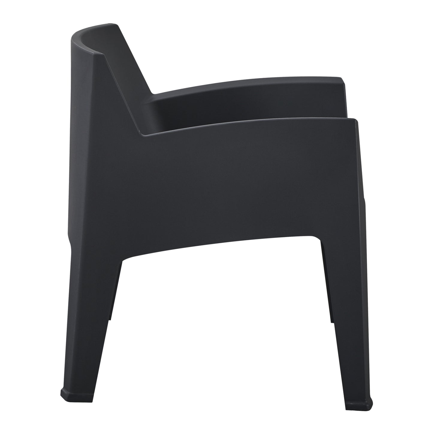 ΠΟΛΥΘΡΟΝΑ ΠΟΛΥΠΡΟΠΥΛΕΝΙΟΥ LOUNGE SLEEK ΜΑΥΡΟ 62x68x73