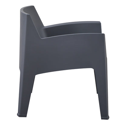 ΠΟΛΥΘΡΟΝΑ ΠΟΛΥΠΡΟΠΥΛΕΝΙΟΥ LOUNGE SLEEK ΓΚΡΙ 62x68x73