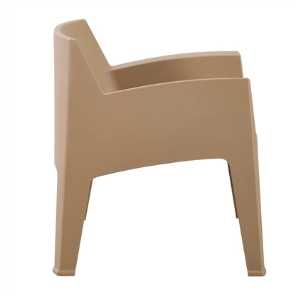 ΠΟΛΥΘΡΟΝΑ ΠΟΛΥΠΡΟΠΥΛΕΝΙΟΥ LOUNGE SLEEK CAPPUCCINO 62x68x73