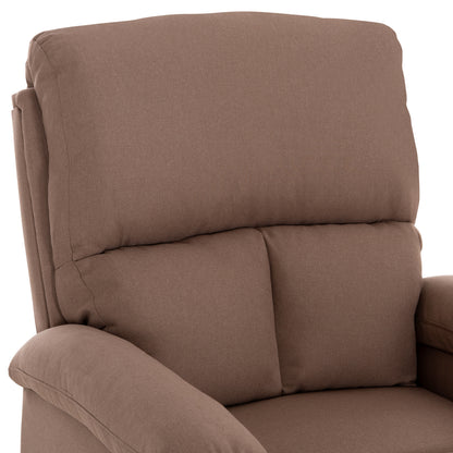 DIONI RELAX ARMCHAIR BEIGE FABRIC 85x90x100