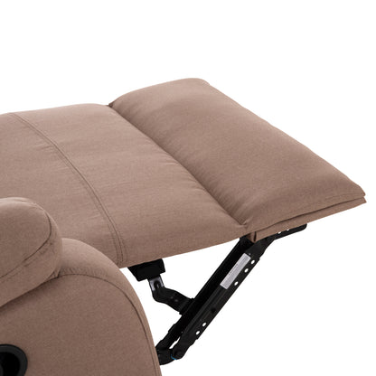 DIONI RELAX ARMCHAIR BEIGE FABRIC 85x90x100