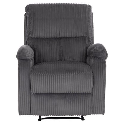 DIONI RELAX ARMCHAIR GREY STRIPED FABRIC 85x90x100