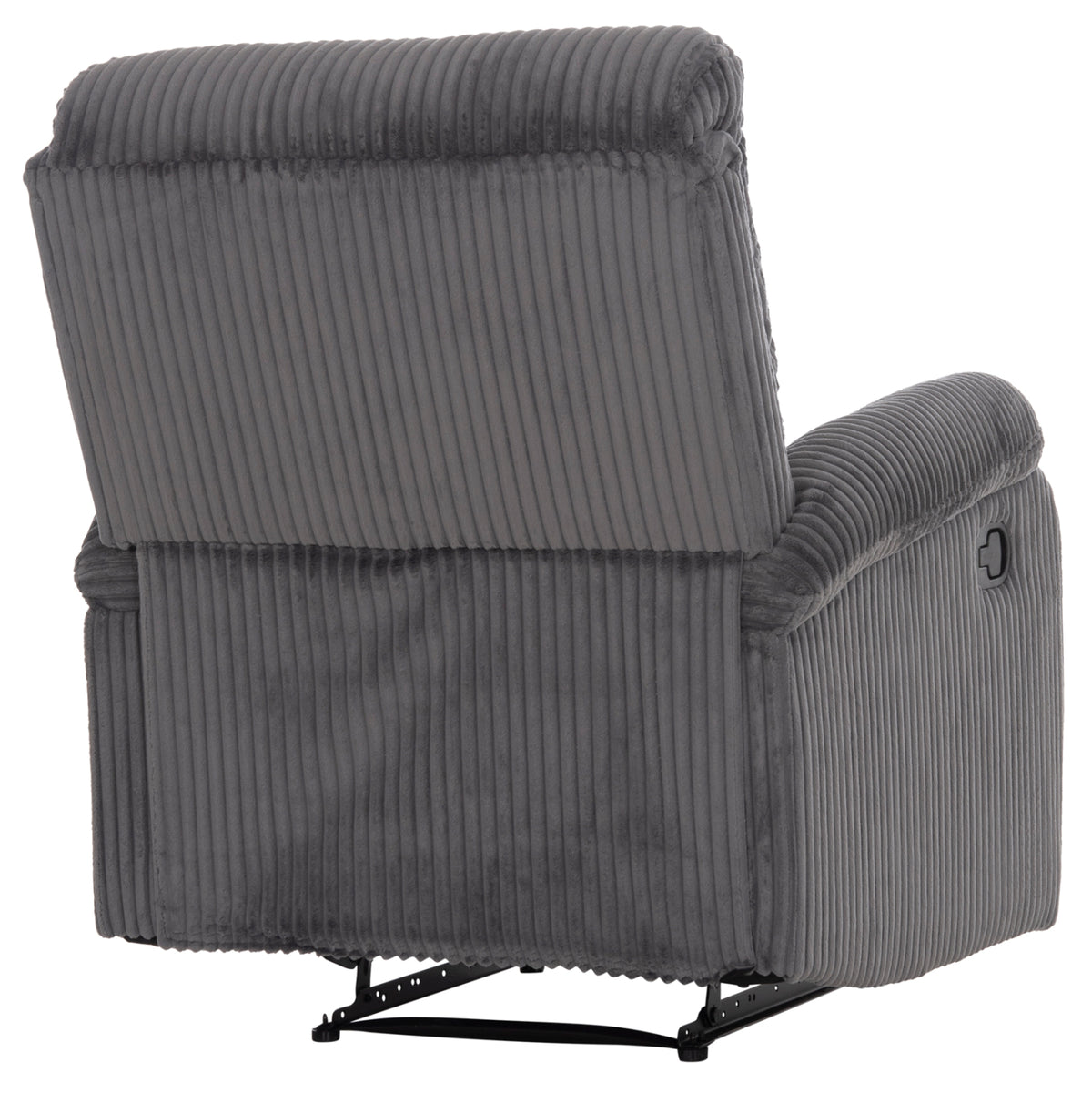 DIONI RELAX ARMCHAIR GREY STRIPED FABRIC 85x90x100