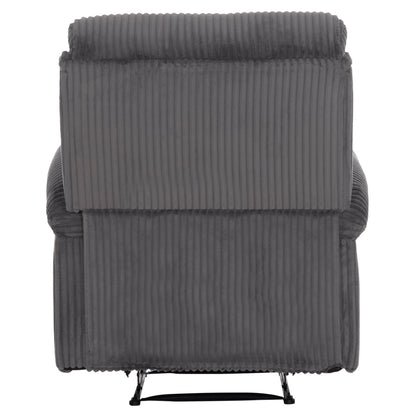 DIONI RELAX ARMCHAIR GREY STRIPED FABRIC 85x90x100