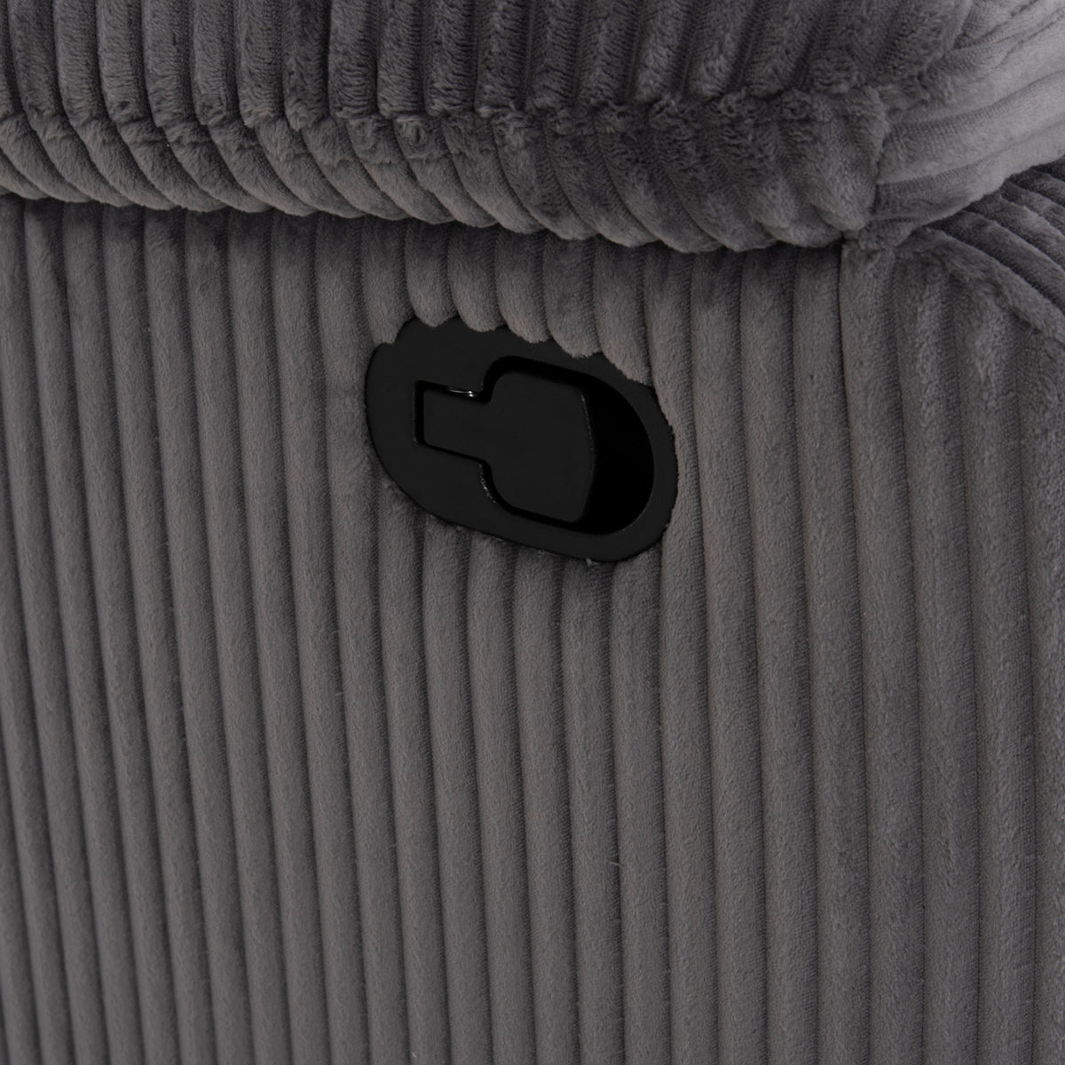 DIONI RELAX ARMCHAIR GREY STRIPED FABRIC 85x90x100