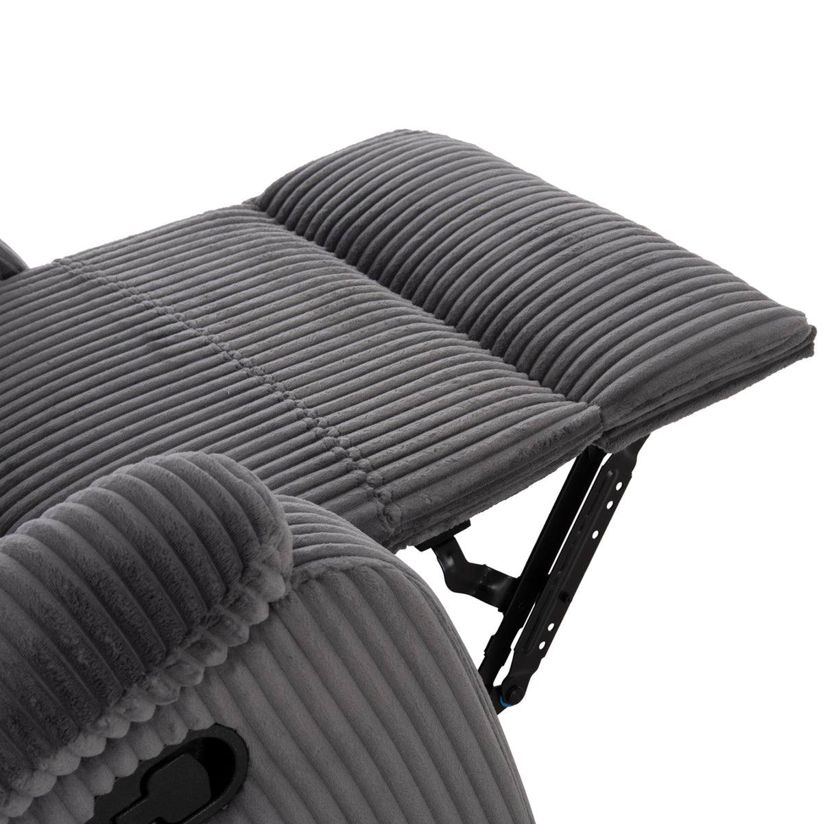 DIONI RELAX ARMCHAIR GREY STRIPED FABRIC 85x90x100
