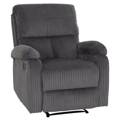 DIONI RELAX ARMCHAIR GREY STRIPED FABRIC 85x90x100