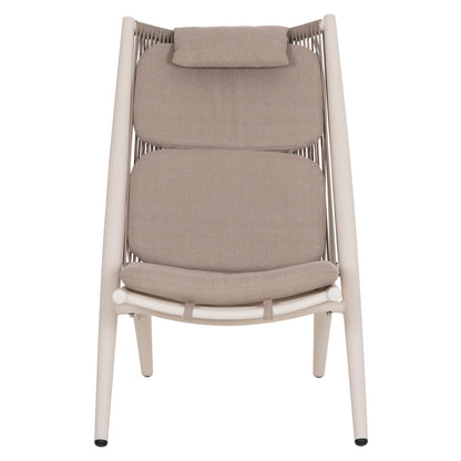 ΠΟΛΥΘΡΟΝΑ RELAX REMUS ΑΛΟΥΜΙΝΙΟ ΛΕΥΚΟ ΣΧΟΙΝΙ OLEFIN ΜΠΕΖ 63x87x94