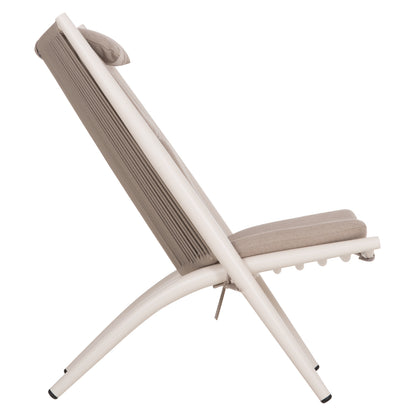 ΠΟΛΥΘΡΟΝΑ RELAX REMUS ΑΛΟΥΜΙΝΙΟ ΛΕΥΚΟ ΣΧΟΙΝΙ OLEFIN ΜΠΕΖ 63x87x94