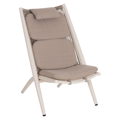 ΠΟΛΥΘΡΟΝΑ RELAX REMUS ΑΛΟΥΜΙΝΙΟ ΛΕΥΚΟ ΣΧΟΙΝΙ OLEFIN ΜΠΕΖ 63x87x94