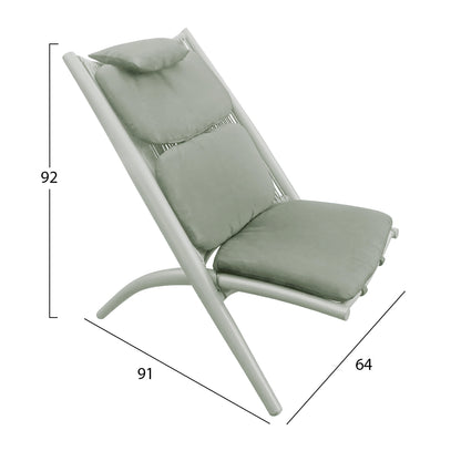 ΠΟΛΥΘΡΟΝΑ RELAX REMUS ΑΛΟΥΜΙΝΙΟ & ΣΧΟΙΝΙ OLEFIN ΣΕ OLIVE GREEN 63x87x94