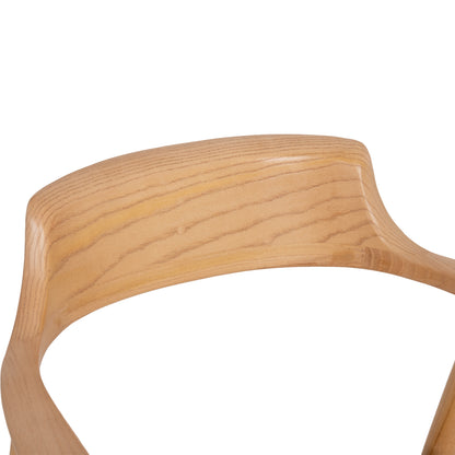 ΠΟΛΥΘΡΟΝΑ ΤΡΑΠΕΖΑΡΙΑΣ TARGA RUBBERWOOD ΦΥΣΙΚΟ & PU ΕΚΡΟΥ 58x54x78