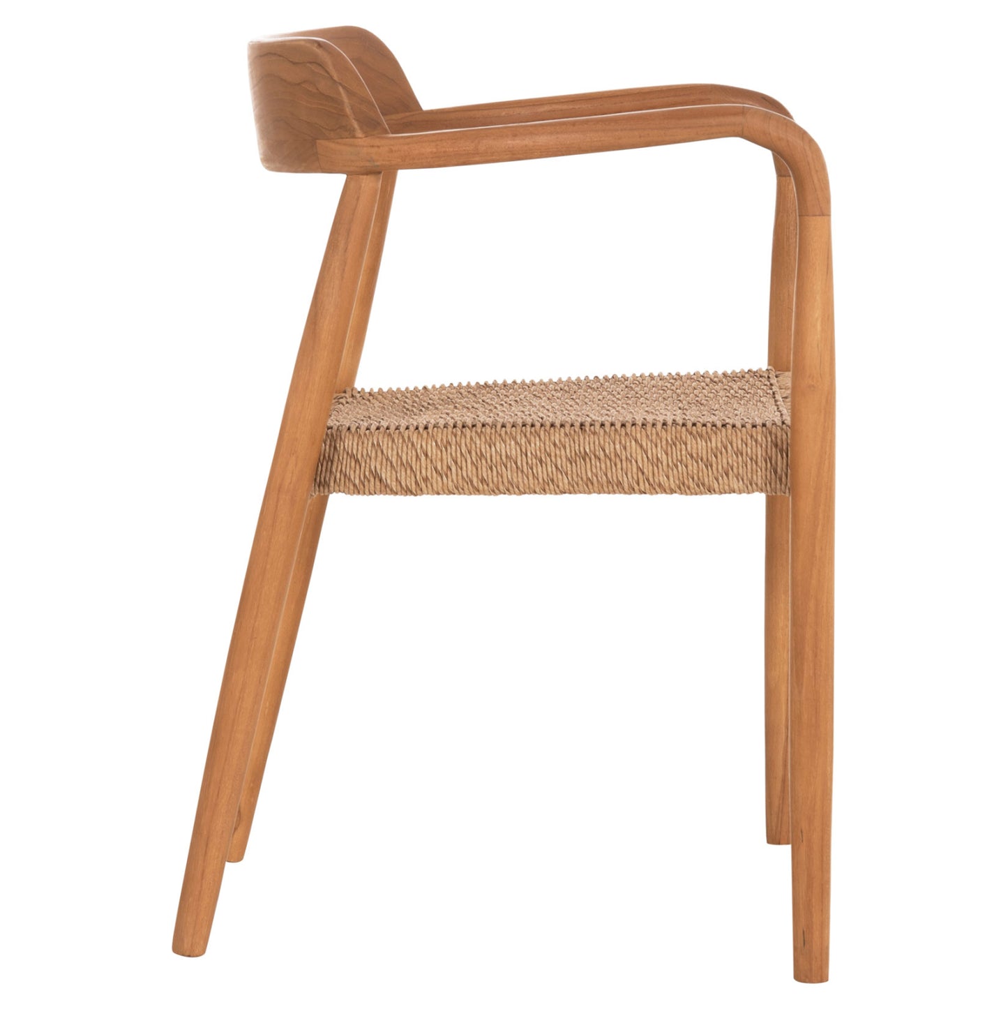 ΠΟΛΥΘΡΟΝΑ ΤΡΑΠΕΖΑΡΙΑΣ ROBBY ΞΥΛΟ TEAK & ΣΧΟΙΝΙ VIRO ΦΥΣΙΚΟ 55x50x71