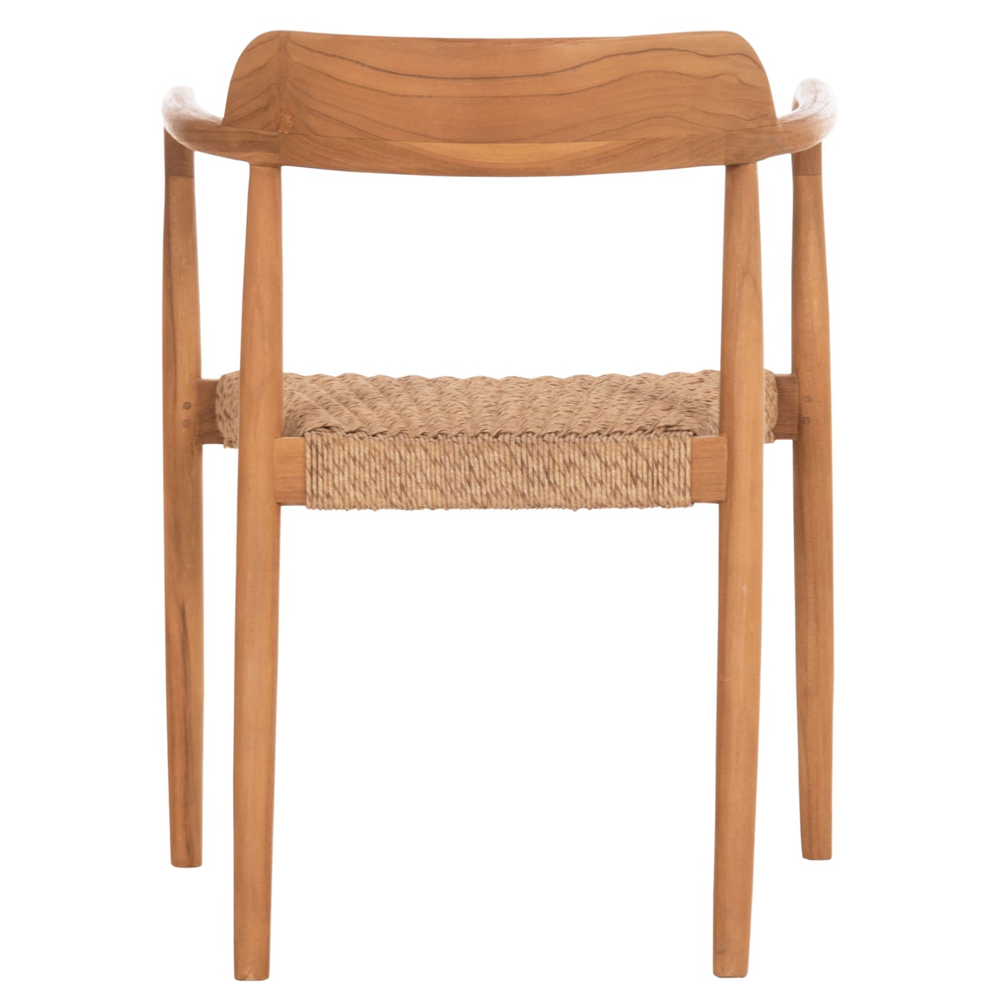ΠΟΛΥΘΡΟΝΑ ΤΡΑΠΕΖΑΡΙΑΣ ROBBY ΞΥΛΟ TEAK & ΣΧΟΙΝΙ VIRO ΦΥΣΙΚΟ 55x50x71