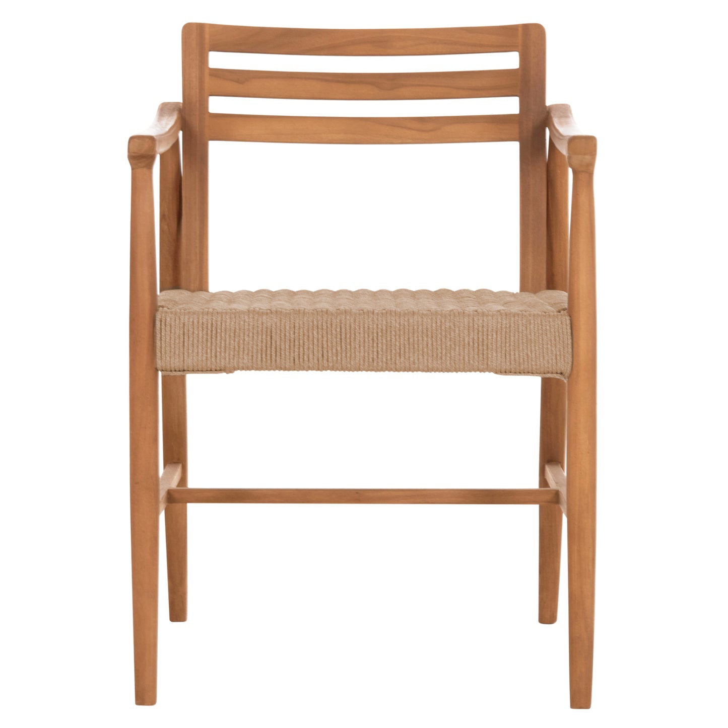 ΠΟΛΥΘΡΟΝΑ ΤΡΑΠΕΖΑΡΙΑΣ ROBIN ΞΥΛΟ TEAK & ΣΧΟΙΝΙ VIRO ΦΥΣΙΚΟ 53,5x60x78