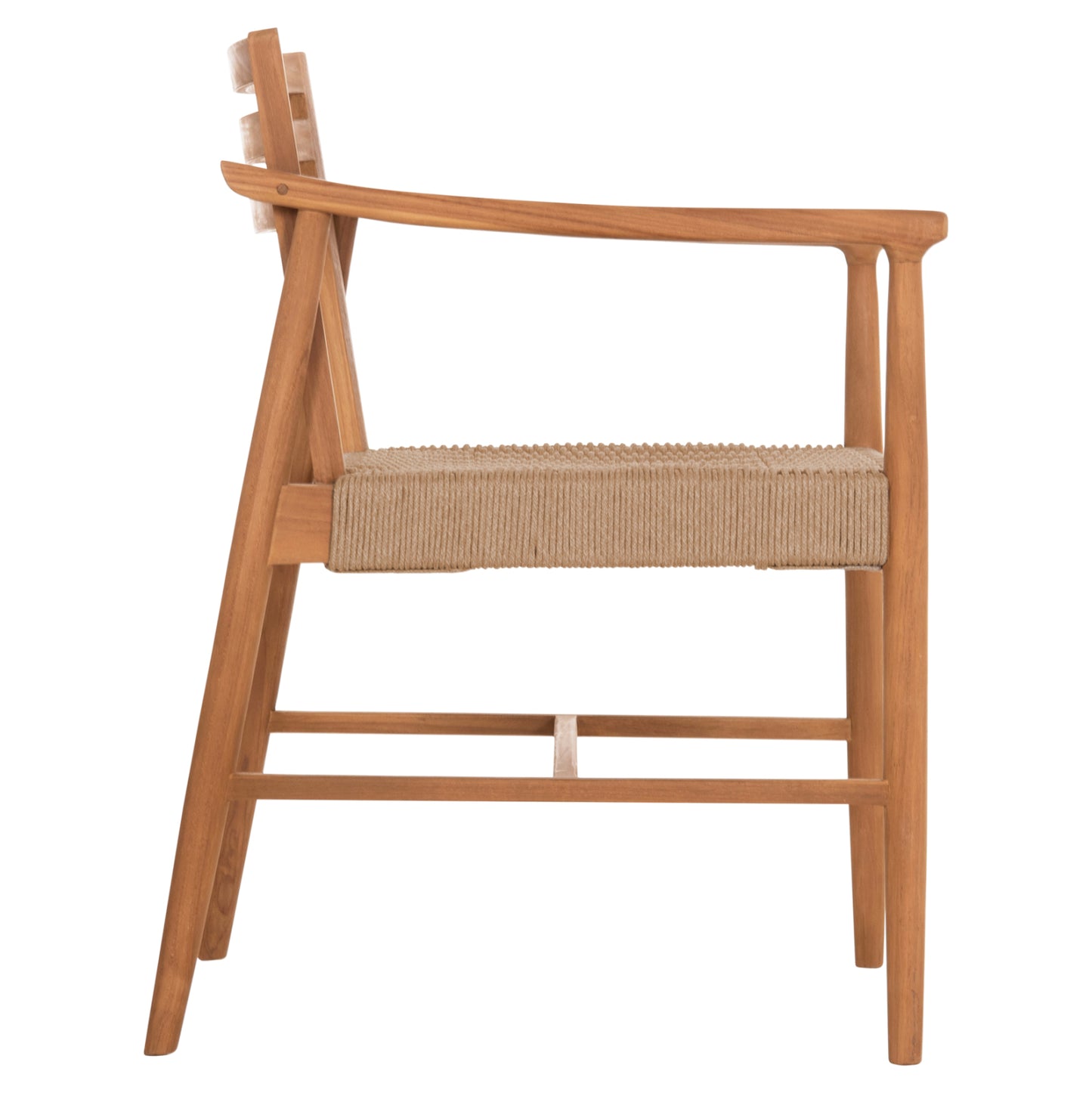 ΠΟΛΥΘΡΟΝΑ ΤΡΑΠΕΖΑΡΙΑΣ ROBIN ΞΥΛΟ TEAK & ΣΧΟΙΝΙ VIRO ΦΥΣΙΚΟ 53,5x60x78