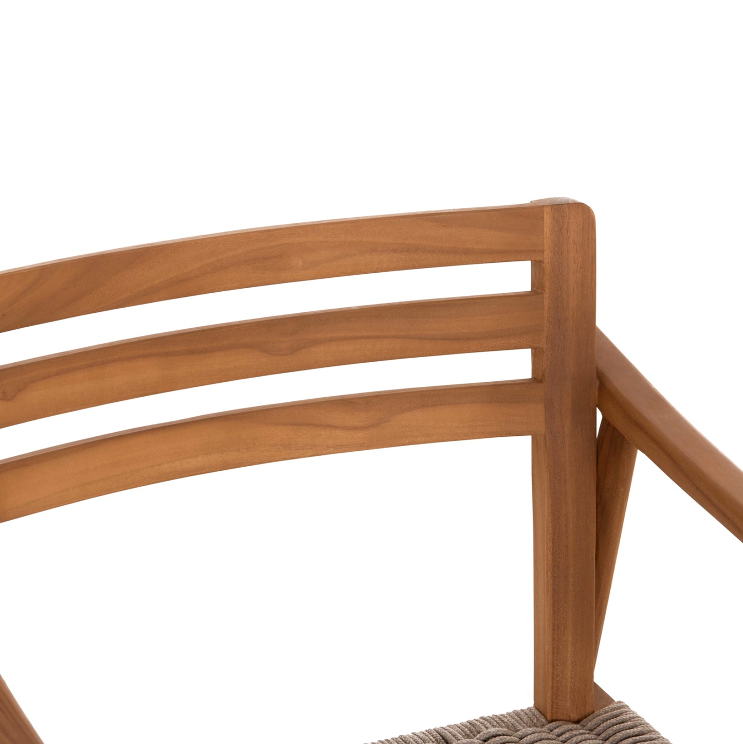 ΠΟΛΥΘΡΟΝΑ ΤΡΑΠΕΖΑΡΙΑΣ ROBIN ΞΥΛΟ TEAK & ΣΧΟΙΝΙ VIRO ΦΥΣΙΚΟ 53,5x60x78