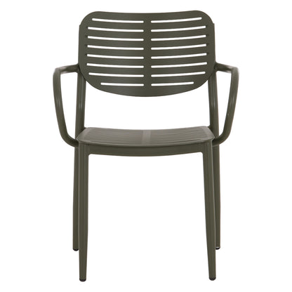 ΠΟΛΥΘΡΟΝΑ ΤΡΑΠΕΖΑΡΙΑΣ HILLIARD ΑΛΟΥΜΙΝΙΟ ΣΕ OLIVE GREEN 58x52x78