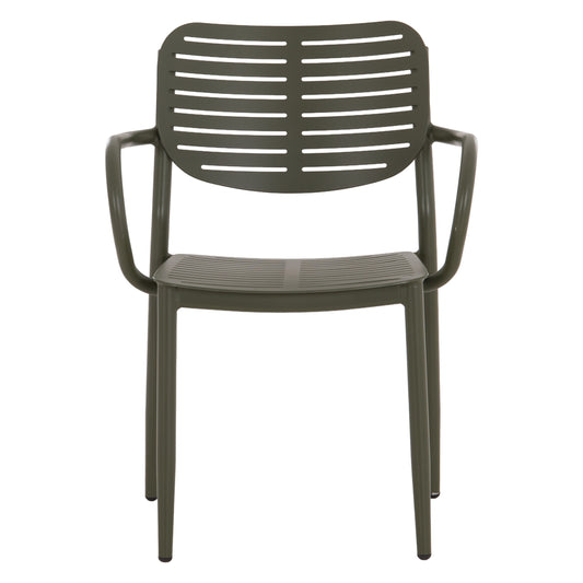ΠΟΛΥΘΡΟΝΑ ΤΡΑΠΕΖΑΡΙΑΣ HILLIARD ΑΛΟΥΜΙΝΙΟ ΣΕ OLIVE GREEN 58x52x78