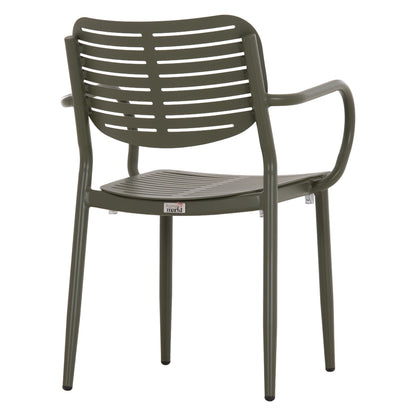 ΠΟΛΥΘΡΟΝΑ ΤΡΑΠΕΖΑΡΙΑΣ HILLIARD ΑΛΟΥΜΙΝΙΟ ΣΕ OLIVE GREEN 58x52x78