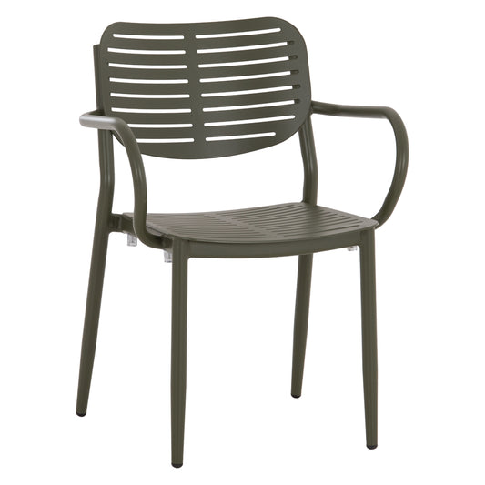 ΠΟΛΥΘΡΟΝΑ ΤΡΑΠΕΖΑΡΙΑΣ HILLIARD ΑΛΟΥΜΙΝΙΟ ΣΕ OLIVE GREEN 58x52x78