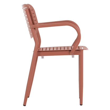 ΠΟΛΥΘΡΟΝΑ ΤΡΑΠΕΖΑΡΙΑΣ HILLIARD ΑΛΟΥΜΙΝΙΟ ΣΕ TERRACOTTA 58x52x78