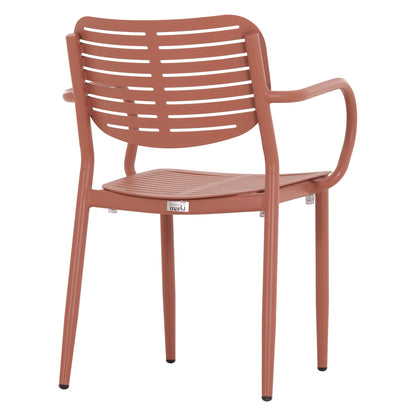 ΠΟΛΥΘΡΟΝΑ ΤΡΑΠΕΖΑΡΙΑΣ HILLIARD ΑΛΟΥΜΙΝΙΟ ΣΕ TERRACOTTA 58x52x78