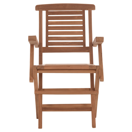 ΠΟΛΥΘΡΟΝΑ ΤΡΑΠΕΖΑΡΙΑΣ ΠΤΥΣΣΟΜΕΝΗ CRANDER ΞΥΛΟ TEAK 53x63x90
